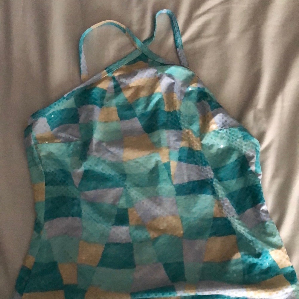 Formula X tank with sequins